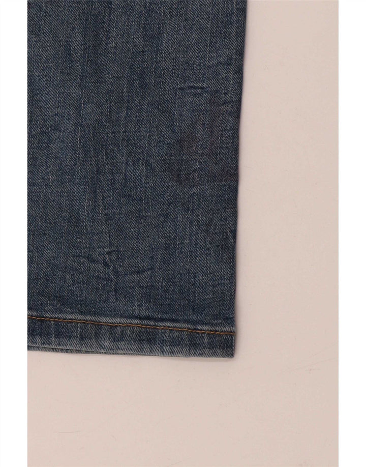Zara Damen Bootcut Jeans EU 42 Large W32 L32 Blau
