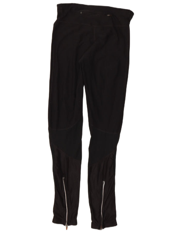 Nike Damen Dri Fit Leggings UK 12 Medium Schwarz Polyester