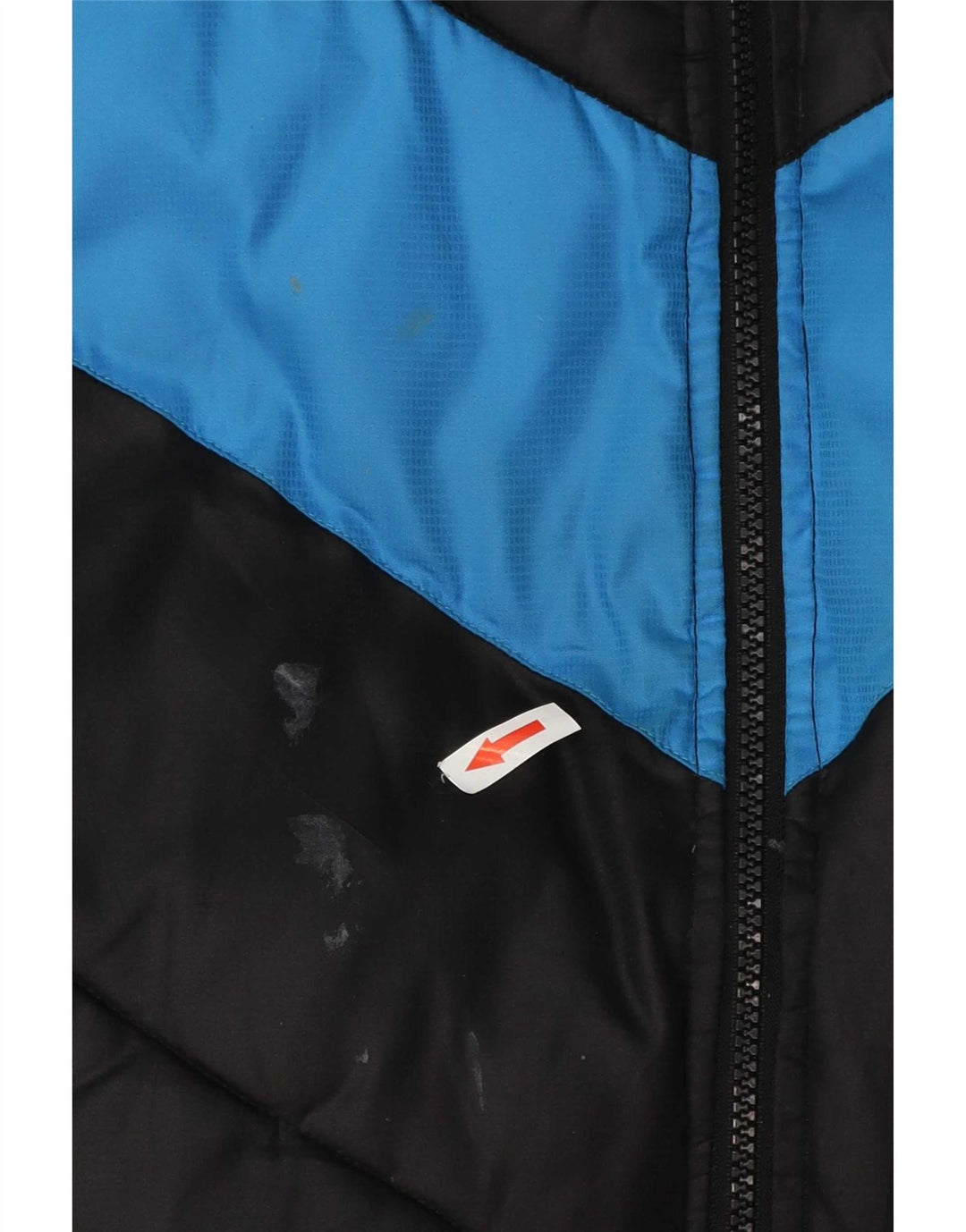 Hummel Herren Wattierte Jacke UK 38 Mittelschwarzes Colourblock-Polyester