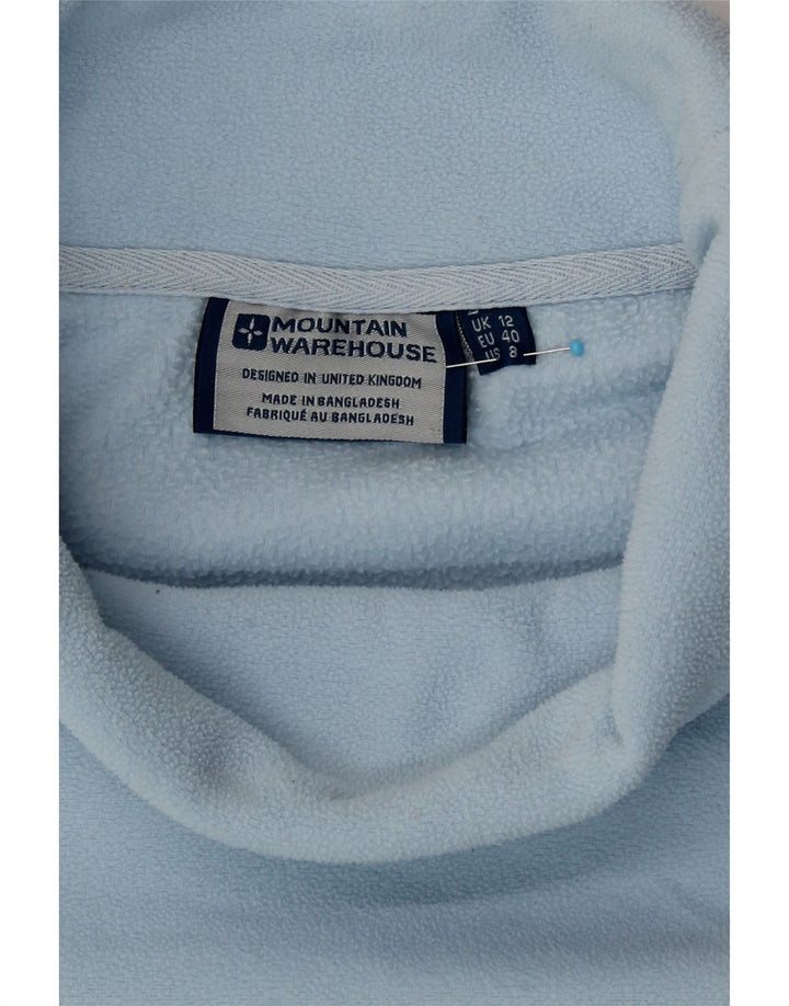 Mountain Warehouse Rollkragen-Fleecepullover für Damen, UK 12, Mittelblau