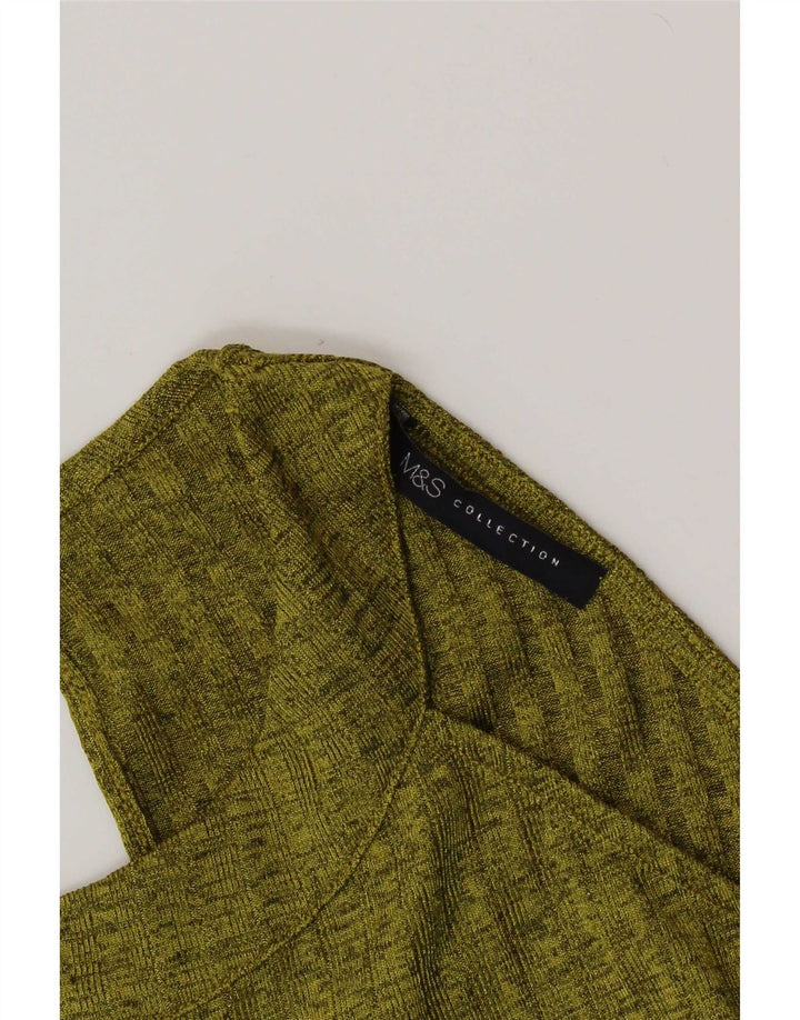 Marks & Spencer Damen Neckholder-Top UK 16 Large Khaki