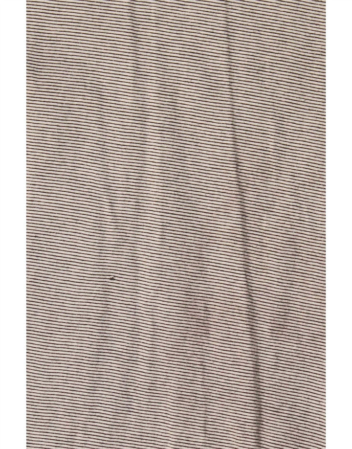 Adidas Herren Grafik T-Shirt Top Mittelgrau Nadelstreifen