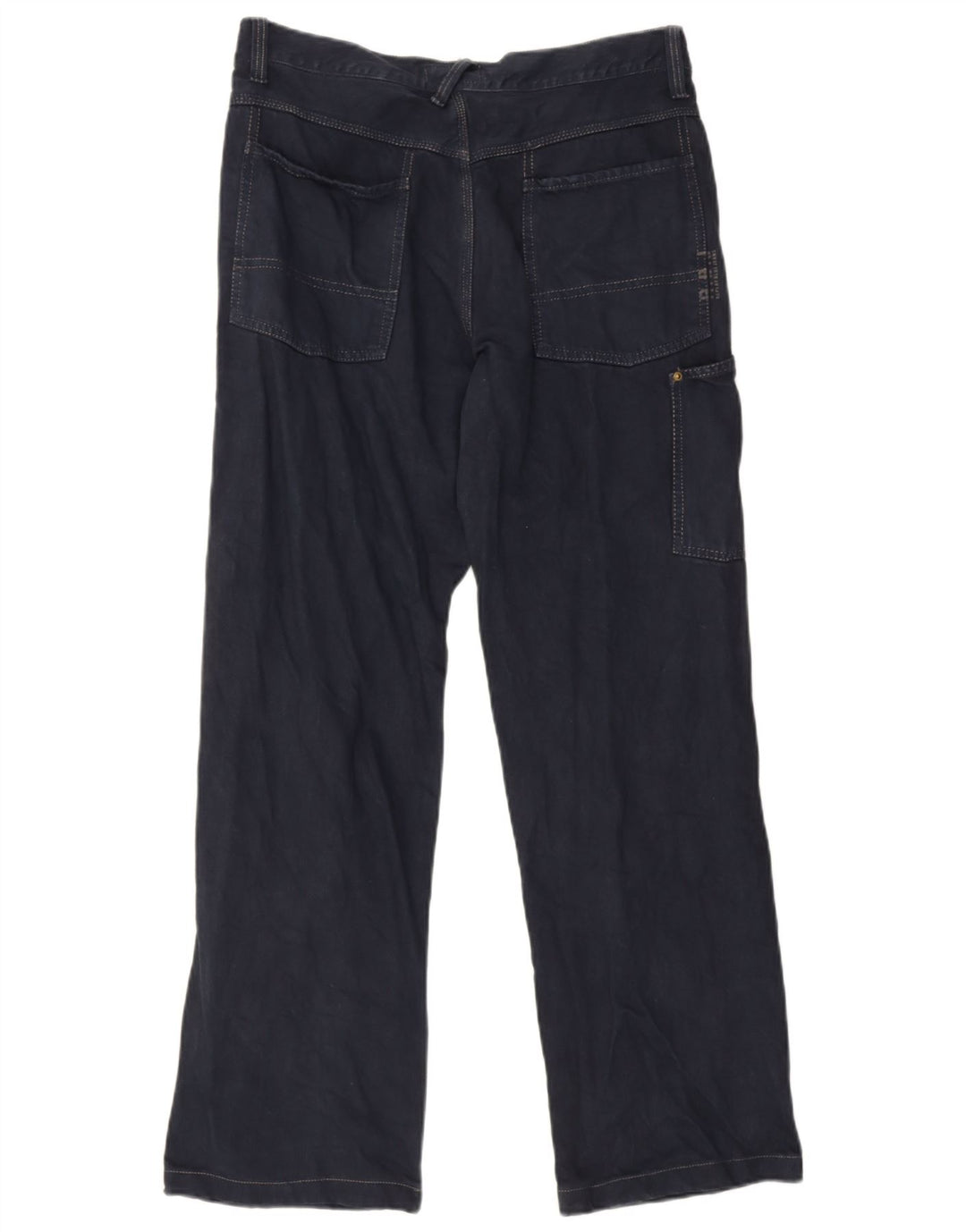 Replay Herren Cargo Straight Jeans W34 L34 Marineblau Baumwolle