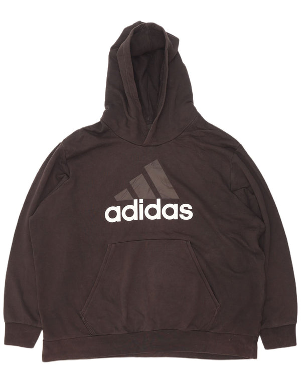 Adidas Herren Graphic Hoodie Pullover 3XL Schwarz Baumwolle