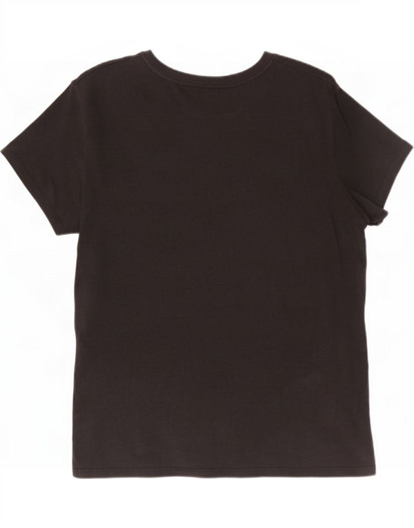 Levi's Damen-T-Shirt mit Grafik, UK 16, Größe L, Schwarz, Baumwolle