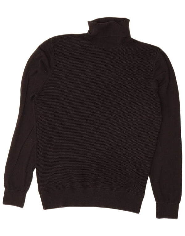 Zara Damen-Pullover mit Rollkragen, Gr. 14, mittelschwarz, Baumwolle