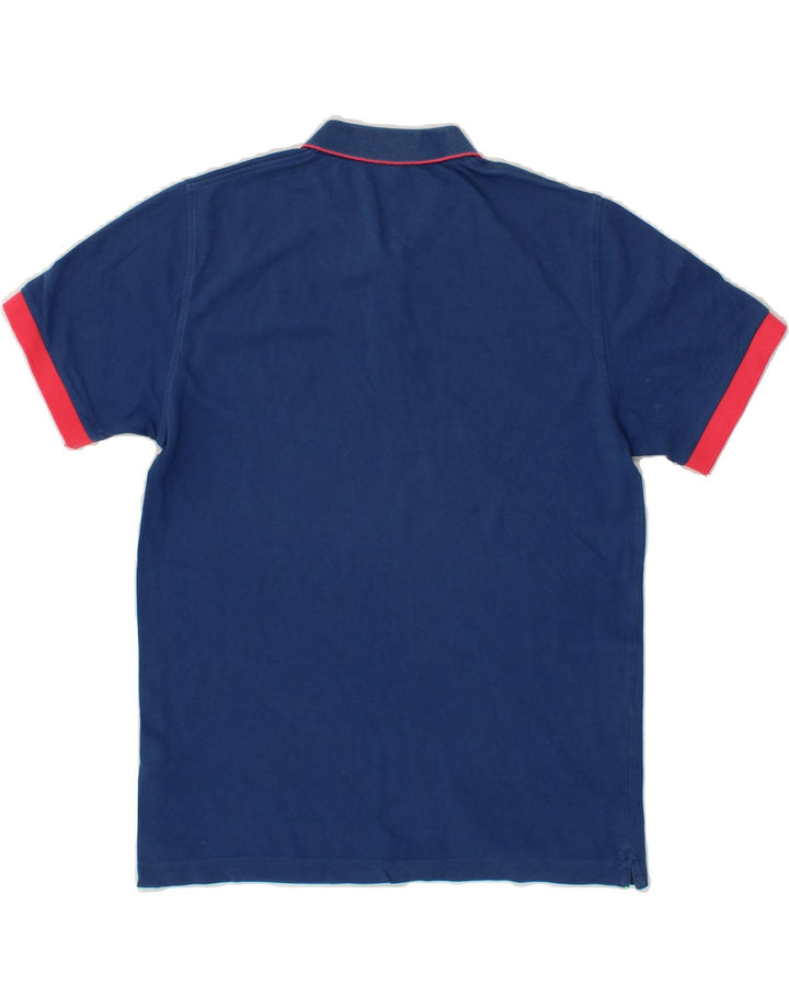 SUN68 Mens Polo Shirt Large Blue Cotton Vintage Sun68 and Second-Hand Sun68 from Messina Hembry 