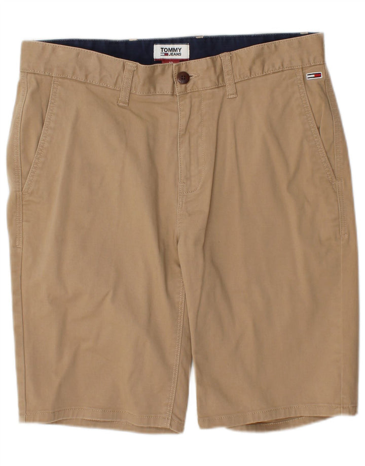 Tommy Hilfiger Herren Chinoshorts W32 Mittelbeige Baumwolle