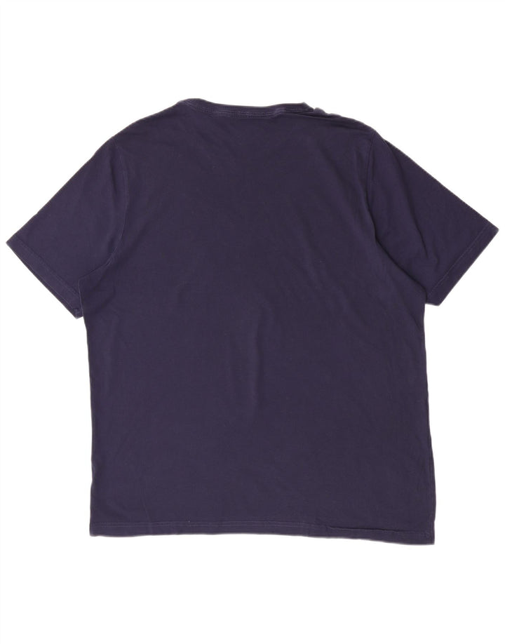 Puma Herren Grafik T-Shirt Top XL Marineblau
