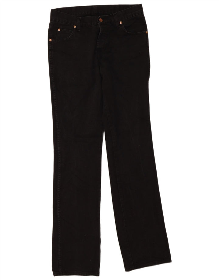 Wrangler Herren Evolution Straight Jeans W32 L36 Schwarze Baumwolle