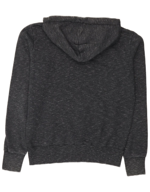 Superdry Herren-Pullover mit grafischem Kapuzenpullover, mittelmarineblau gesprenkelte Baumwolle