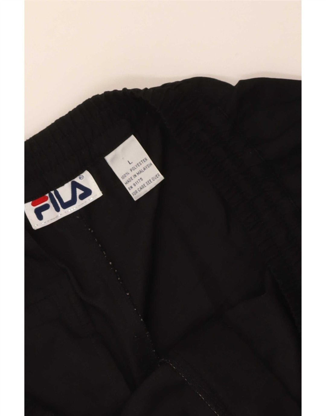 Fila Herren Chino-Shorts, groß, W32, schwarzes Polyester
