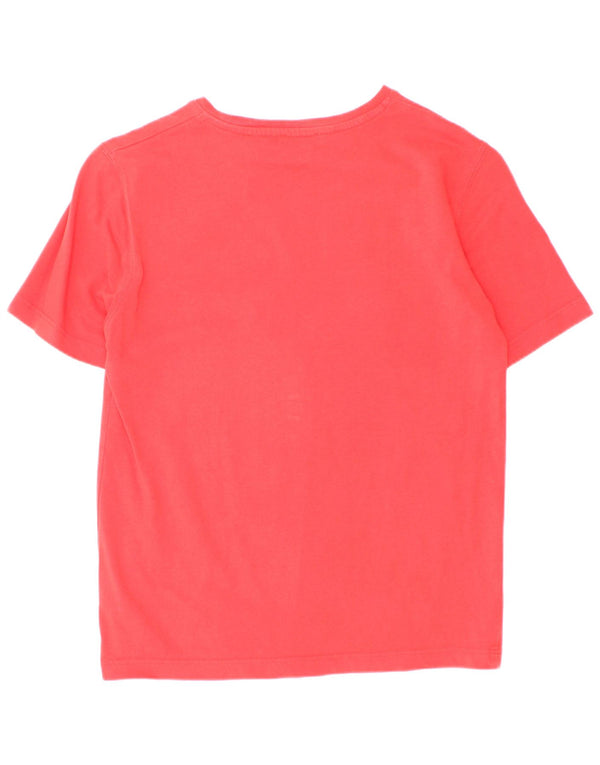 Hugo Boss Jungen-T-Shirt mit Grafik, 9–10 Jahre, rote Baumwolle