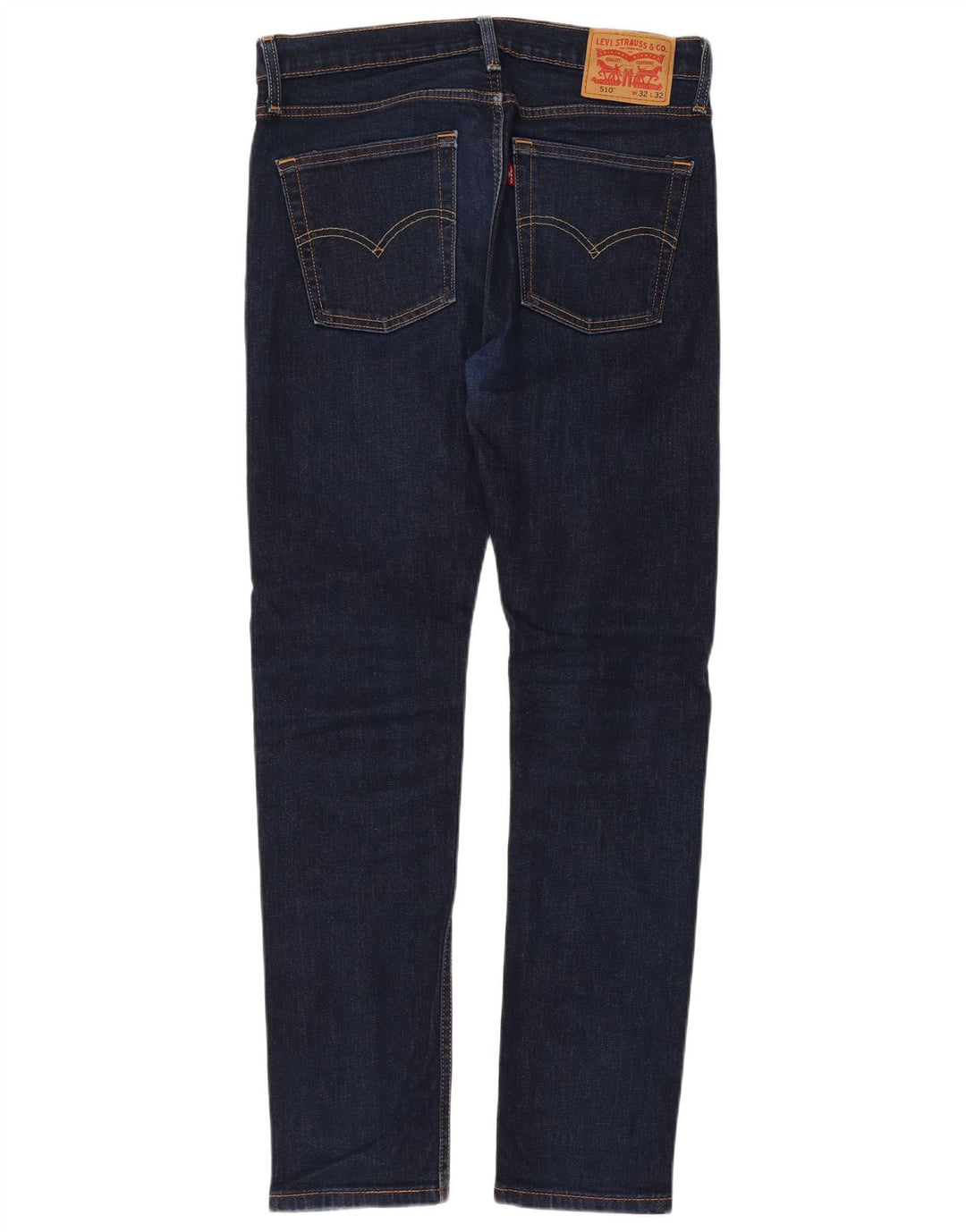 LEVI'S Mens 510 Skinny Jeans W32 L32 Navy Blue Cotton Vintage Levi's and Second-Hand Levi's from Messina Hembry 