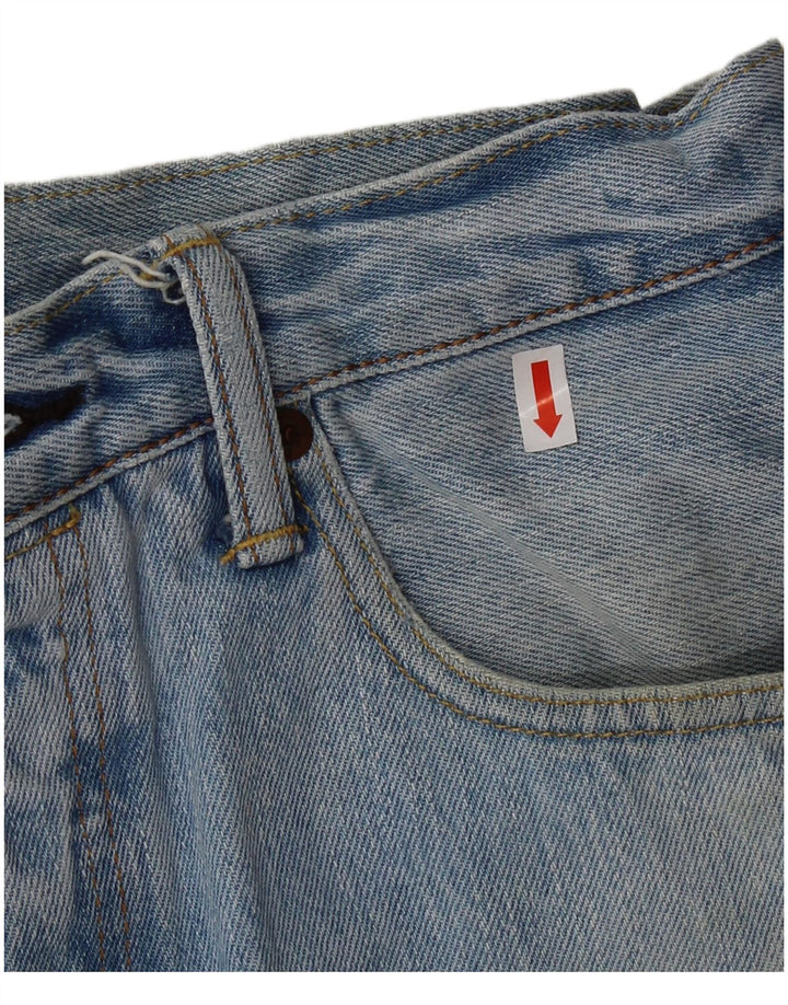 Levi's Herren 501 Straight Jeans W32 L30 Blaue Baumwolle