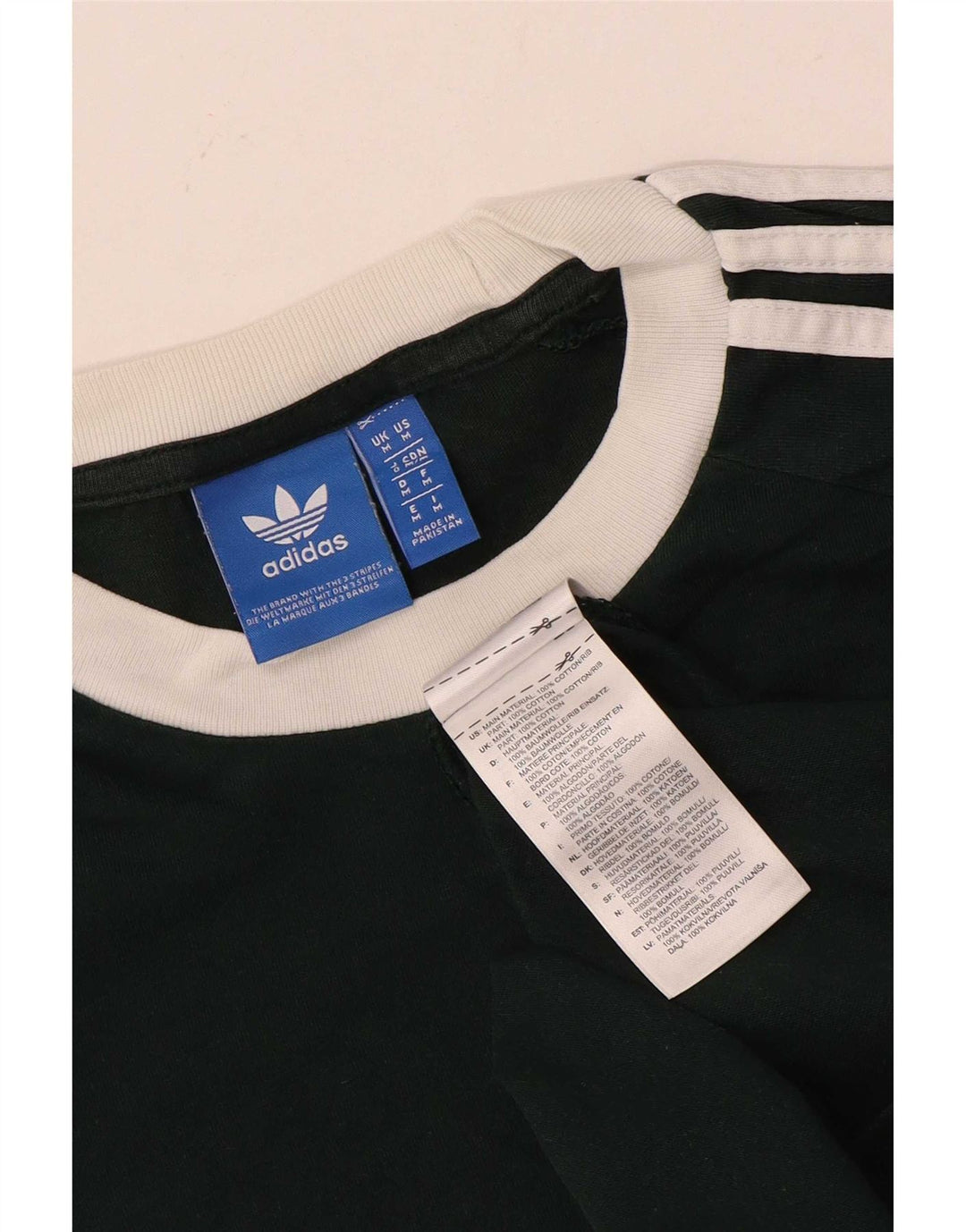 Adidas Herren Grafik-T-Shirt aus mittelgrüner Baumwolle