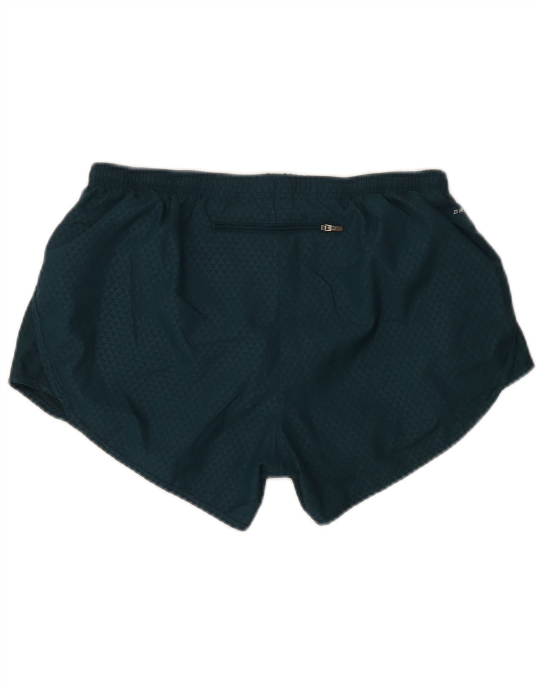 Nike Damen Sportshorts UK 14 Mittelgrün gepunktetes Polyester