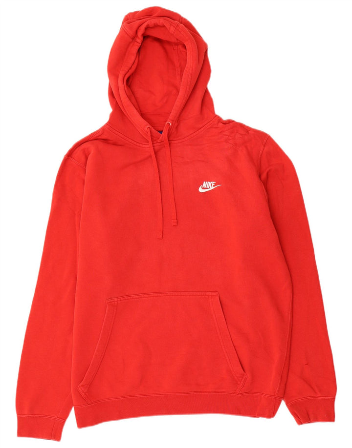 Nike Herren Kapuzenpullover, groß, aus roter Baumwolle