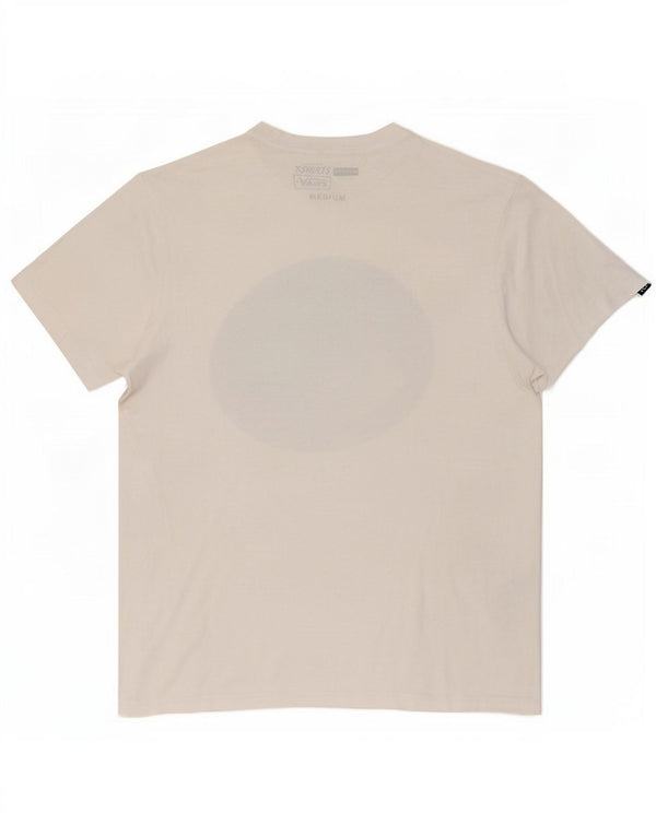 Vans Mens Graphic T-Shirt Top Medium White Cotton