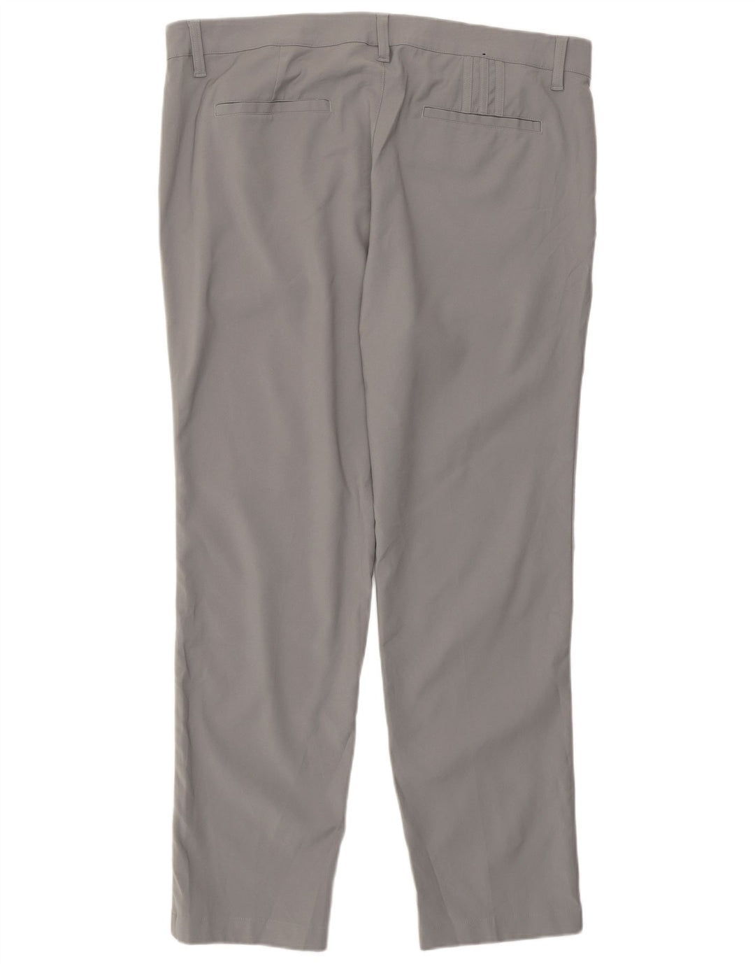 Adidas Herren Slim Chino Hose W36 L30 Grau Polyester