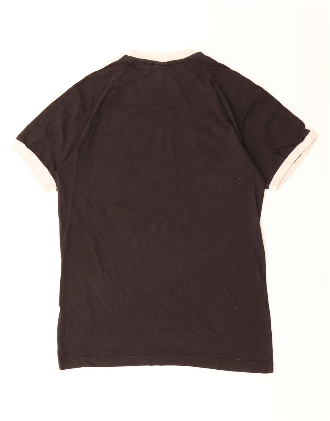 ADIDAS Herren T-Shirt Top Small Schwarz Baumwolle