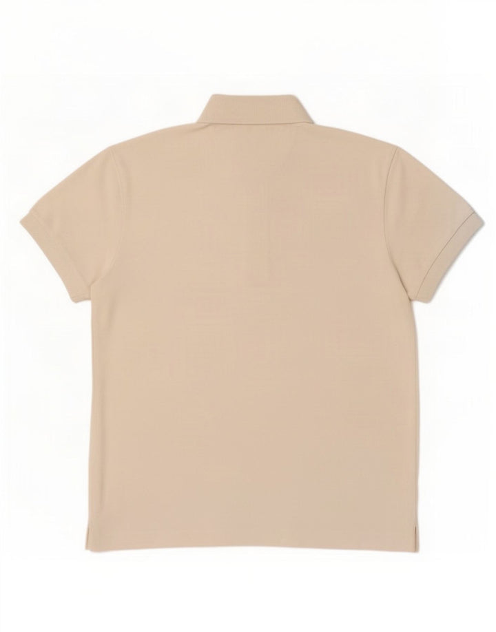 Lacoste Herren-Poloshirt, Größe 3, klein, weiße Baumwolle