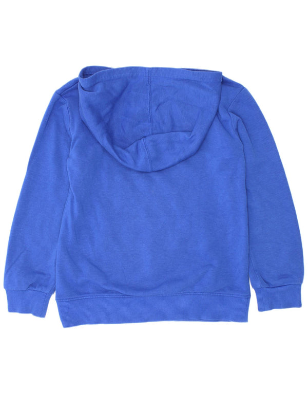 Under Armour Jungen-Kapuzenpullover mit Grafik, 6–7 Jahre, blaue Baumwolle