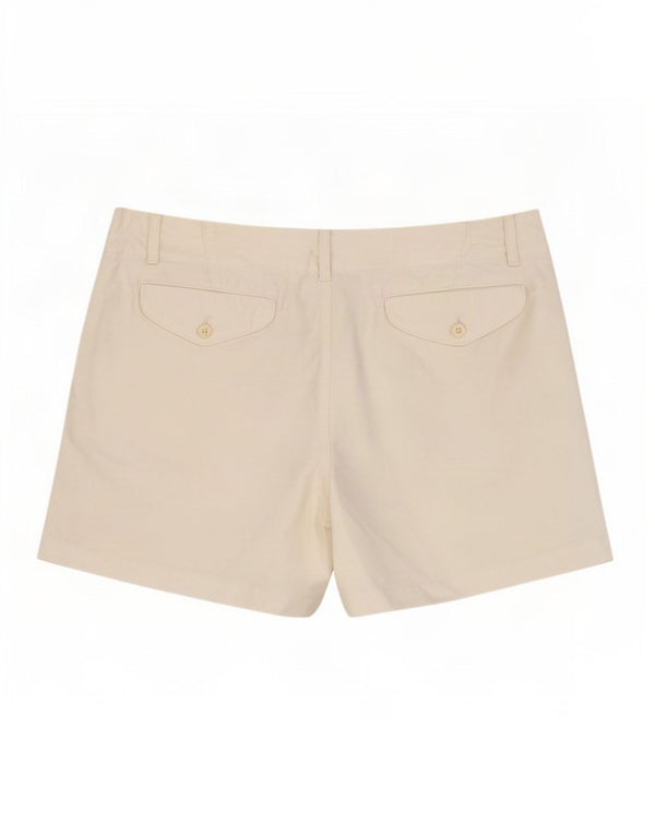 Ralph Lauren Damen Chinoshorts US 10 Large W34 Off White Cotton