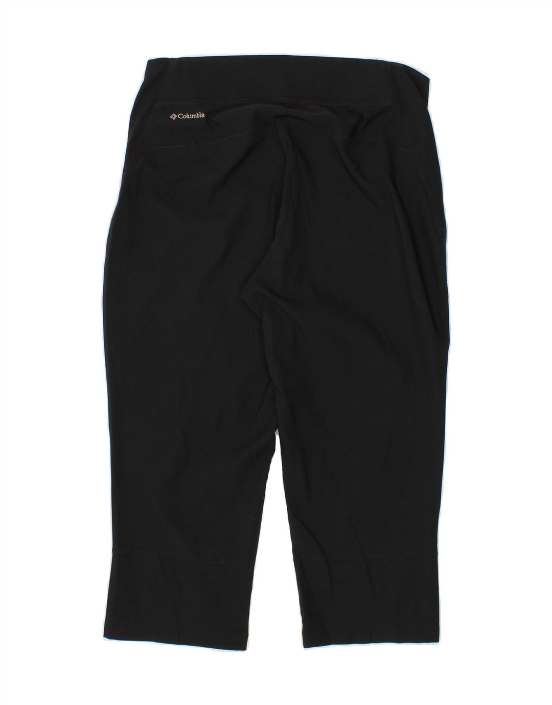 COLUMBIA Womens Capri Tracksuit Trousers UK 12 Medium  Black Vintage Columbia and Second-Hand Columbia from Messina Hembry 