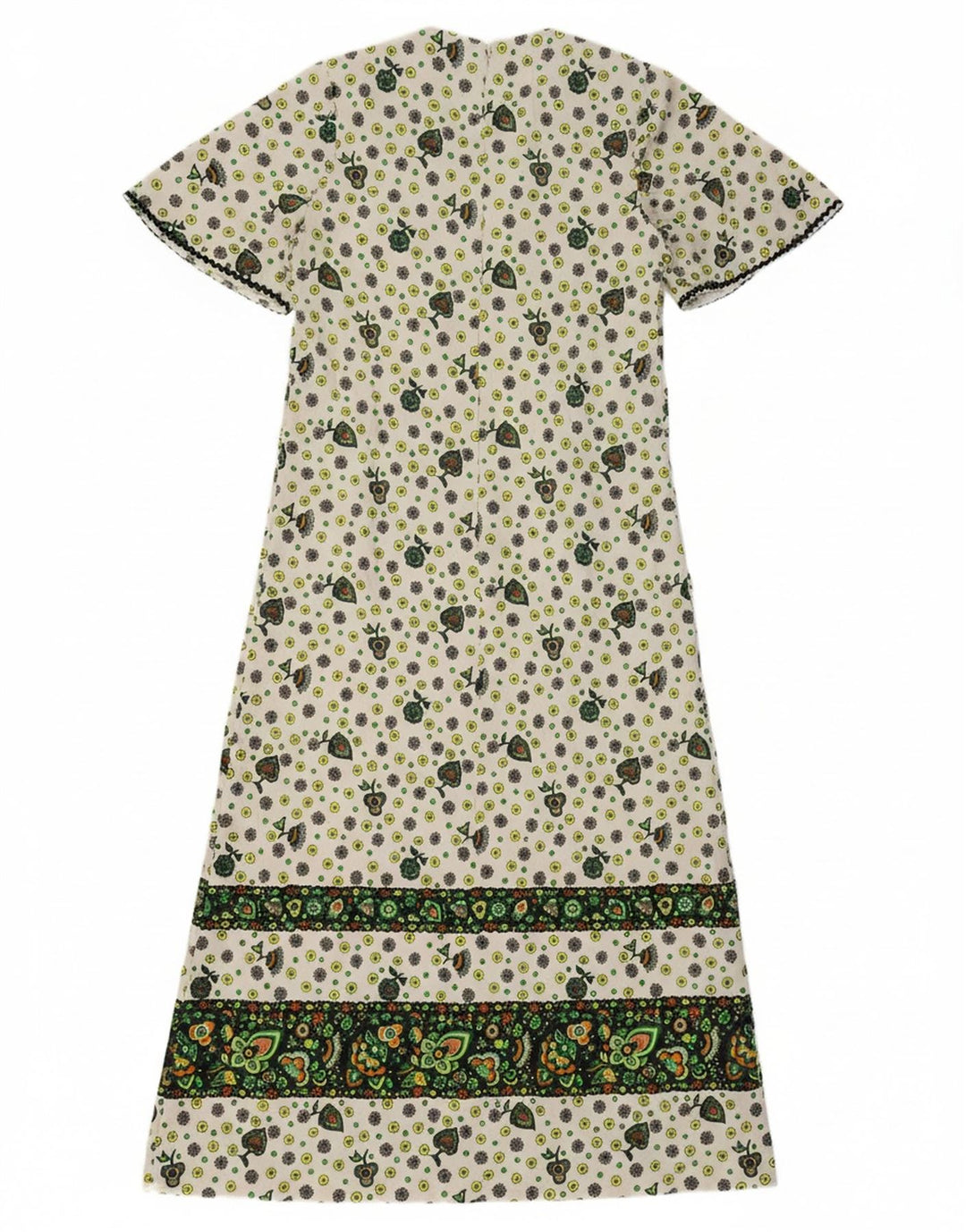 NORMAN LINTON Womens Maxi Dress EU 38 Medium White Floral Polyester