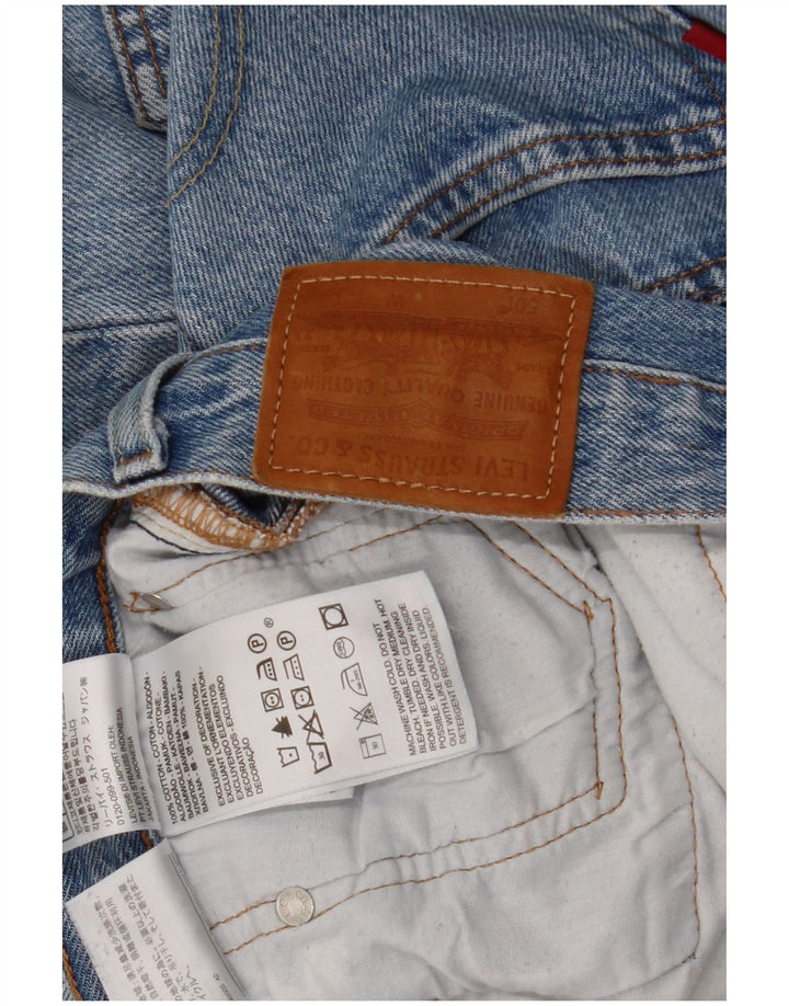 Levi's Herren 501 Straight Jeans W30 L28 Blaue Baumwolle