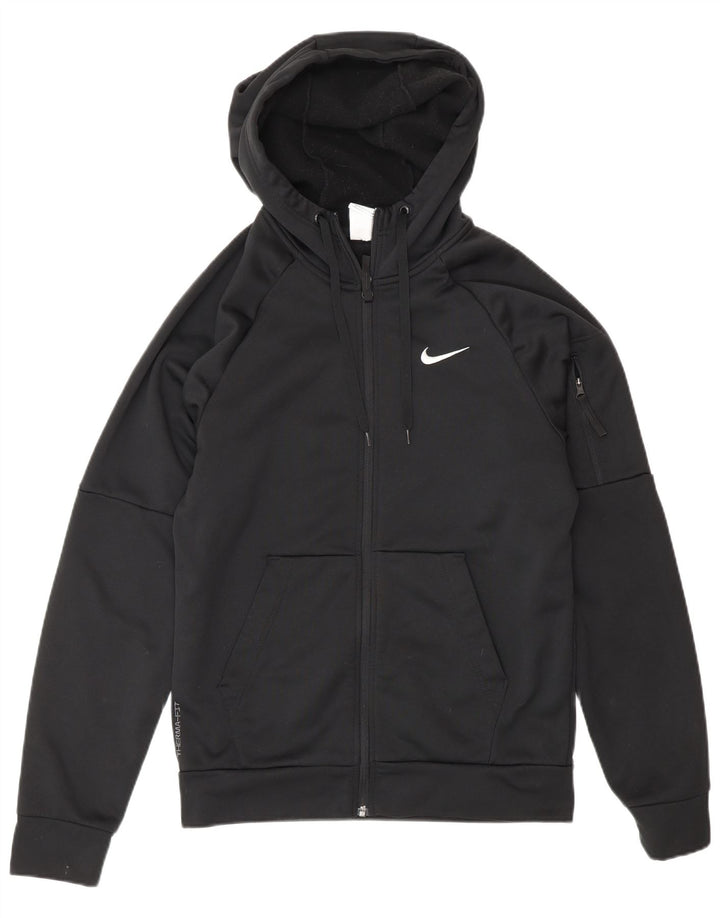 Nike Herren Therma-Fit Zip Hoodie Pullover Small Schwarz Polyester