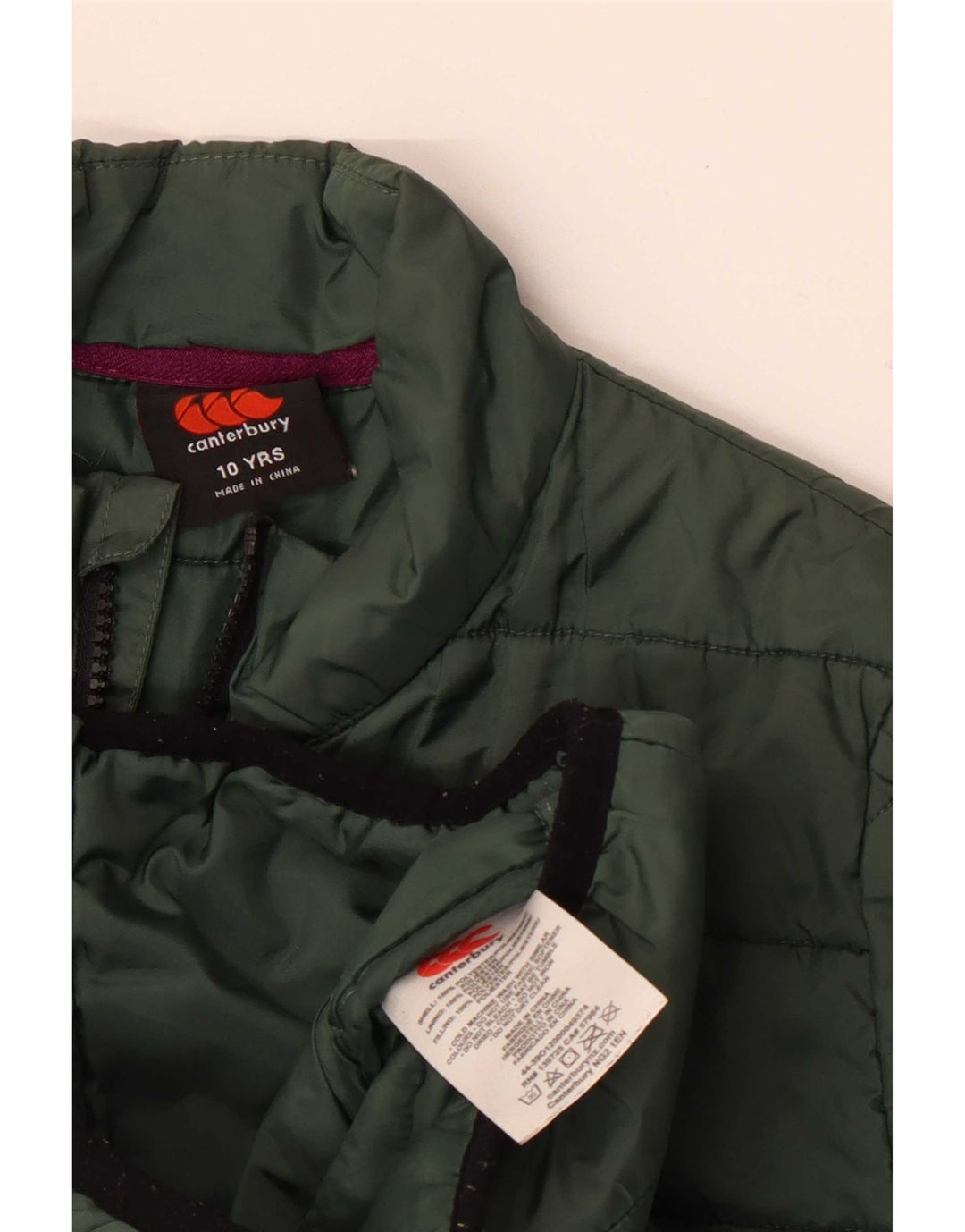 Canterbury Wattierte Jacke für Jungen, 9–10 Jahre, grünes Polyester