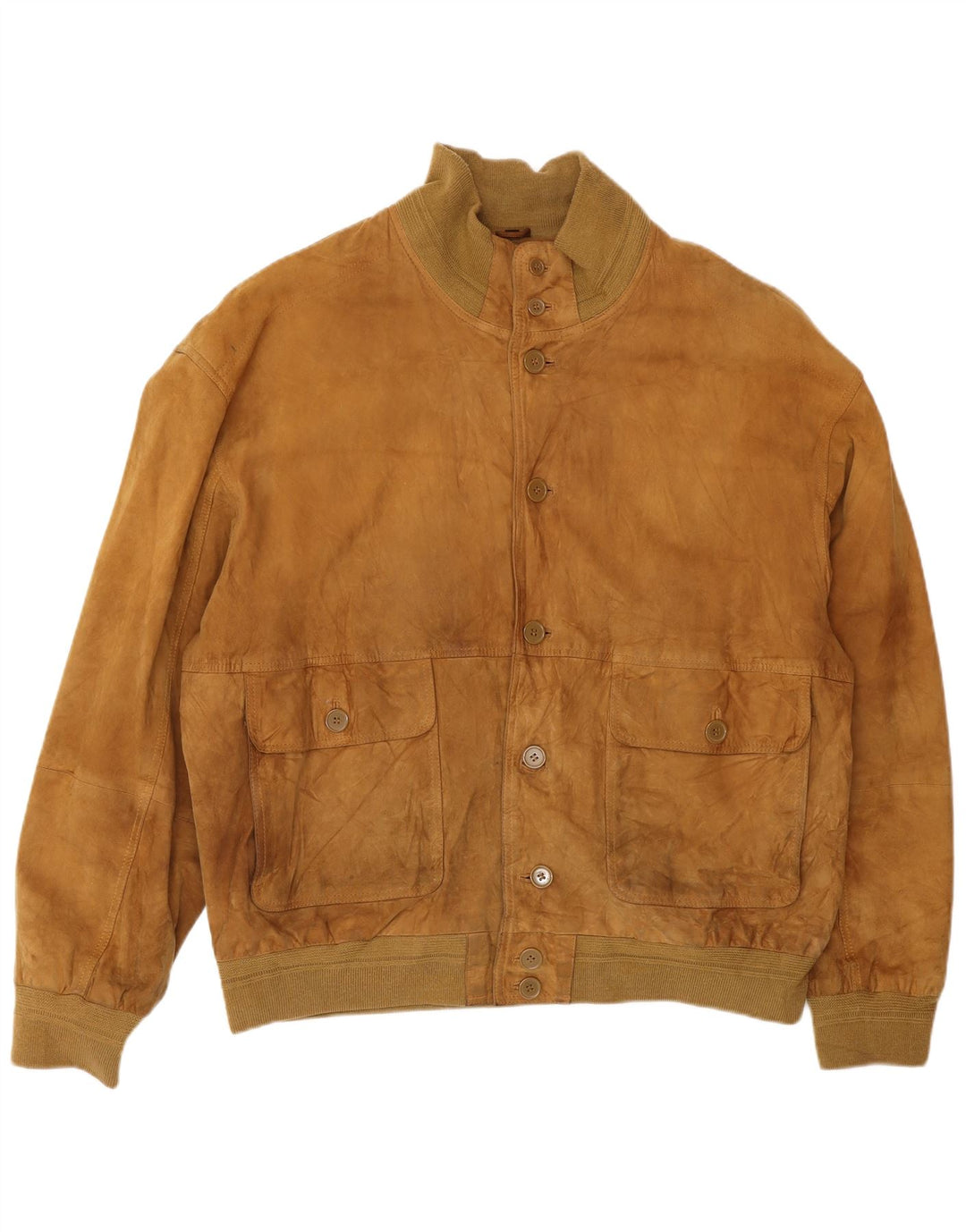 Conbipel Herren Wildlederjacke Größe 58 2XL Beige Leder