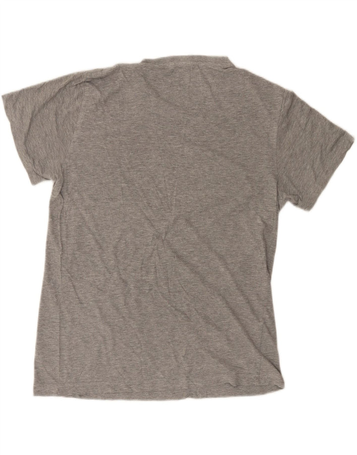 Penguin Herren-T-Shirt mit Grafik, Größe L, aus grauer Baumwolle
