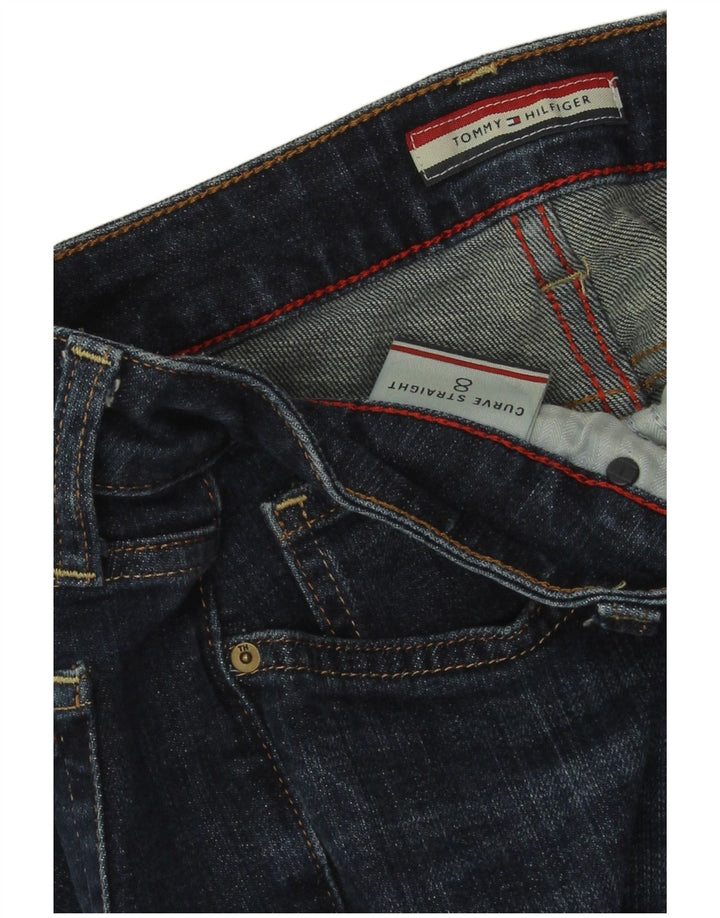 Tommy Hilfiger Damen Curve Straight Jeans US 8 Medium W30 L33 Blau