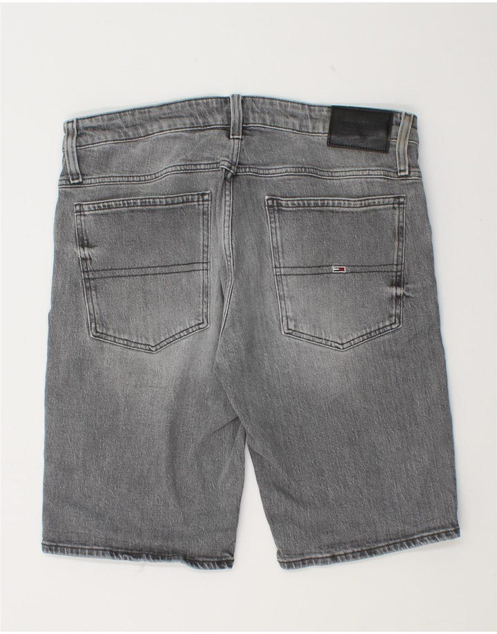 Tommy Hilfiger Herren-Jeansshorts W36, große graue Baumwolle