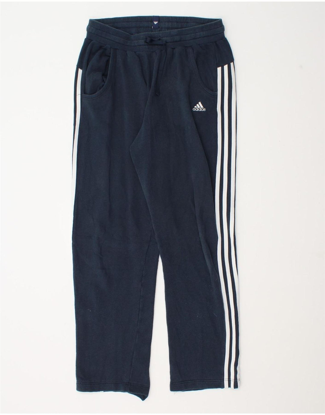 Adidas Herren-Trainingsanzug, UK, Größe 38/40, mittelmarineblaue Baumwolle