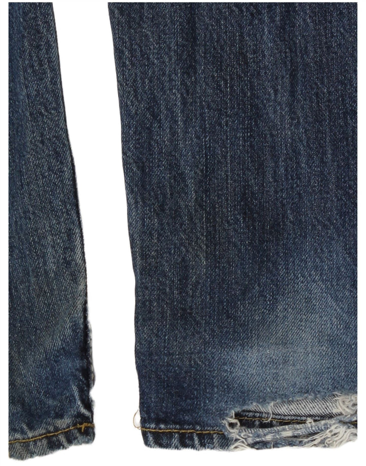 Carhartt Herren Straight Jeans W34 L34 Blaue Baumwolle