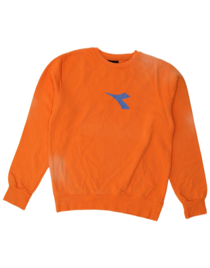 Diadora Grafik-Sweatshirt für Jungen, 12–13 Jahre, Orange