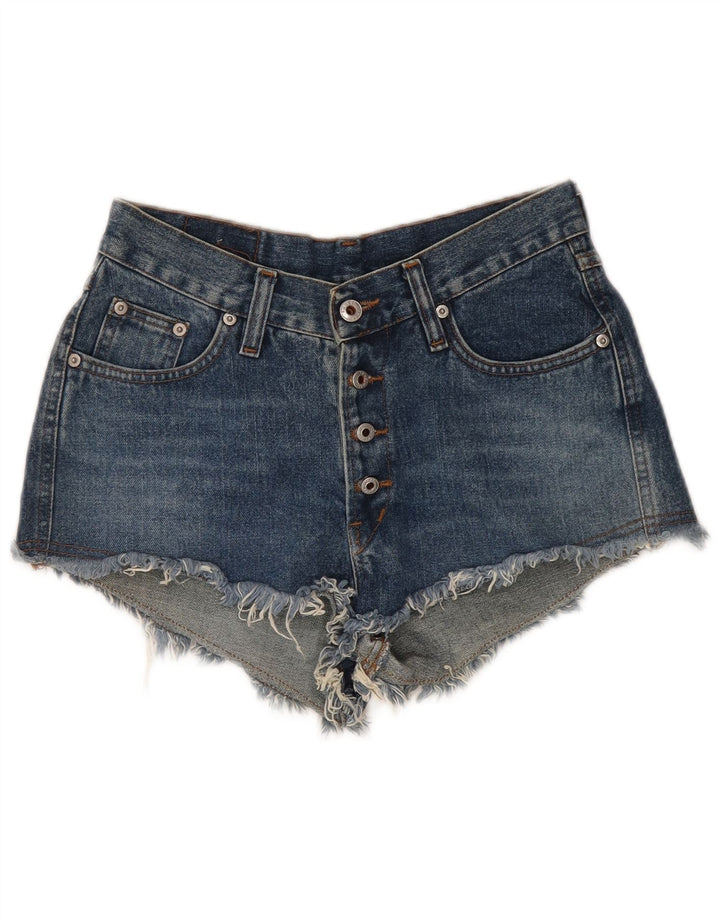 Unlimited Damen Jeansshorts W31 mittelblaue Baumwolle