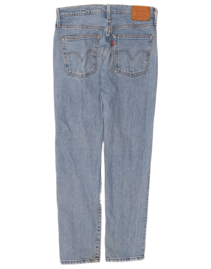 Levi's Damen 501 Straight Jeans W24 L28 Blaue Baumwolle