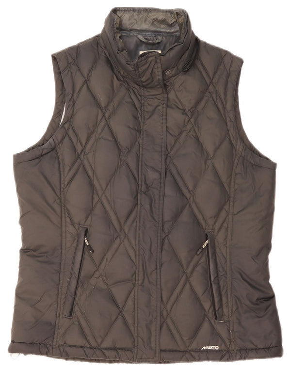 Musto Damen Wattierte Weste UK 14 Large Schwarz Polyester