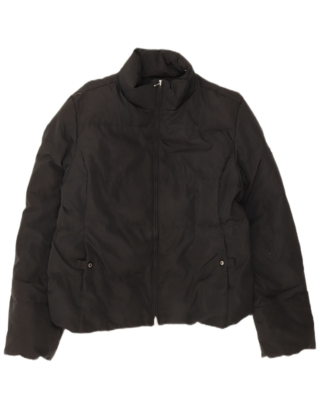 Champion Damen-Jacke mit Kapuze, gepolstert, Größe 46, Schwarz
