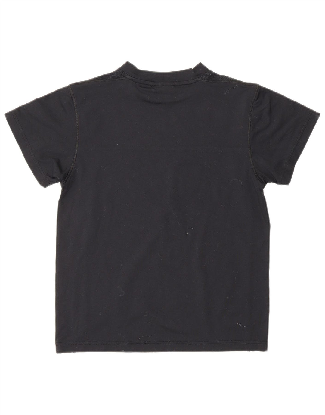 DIADORA Damen Crop T-Shirt Top UK 10 Small Schwarz Polyamid