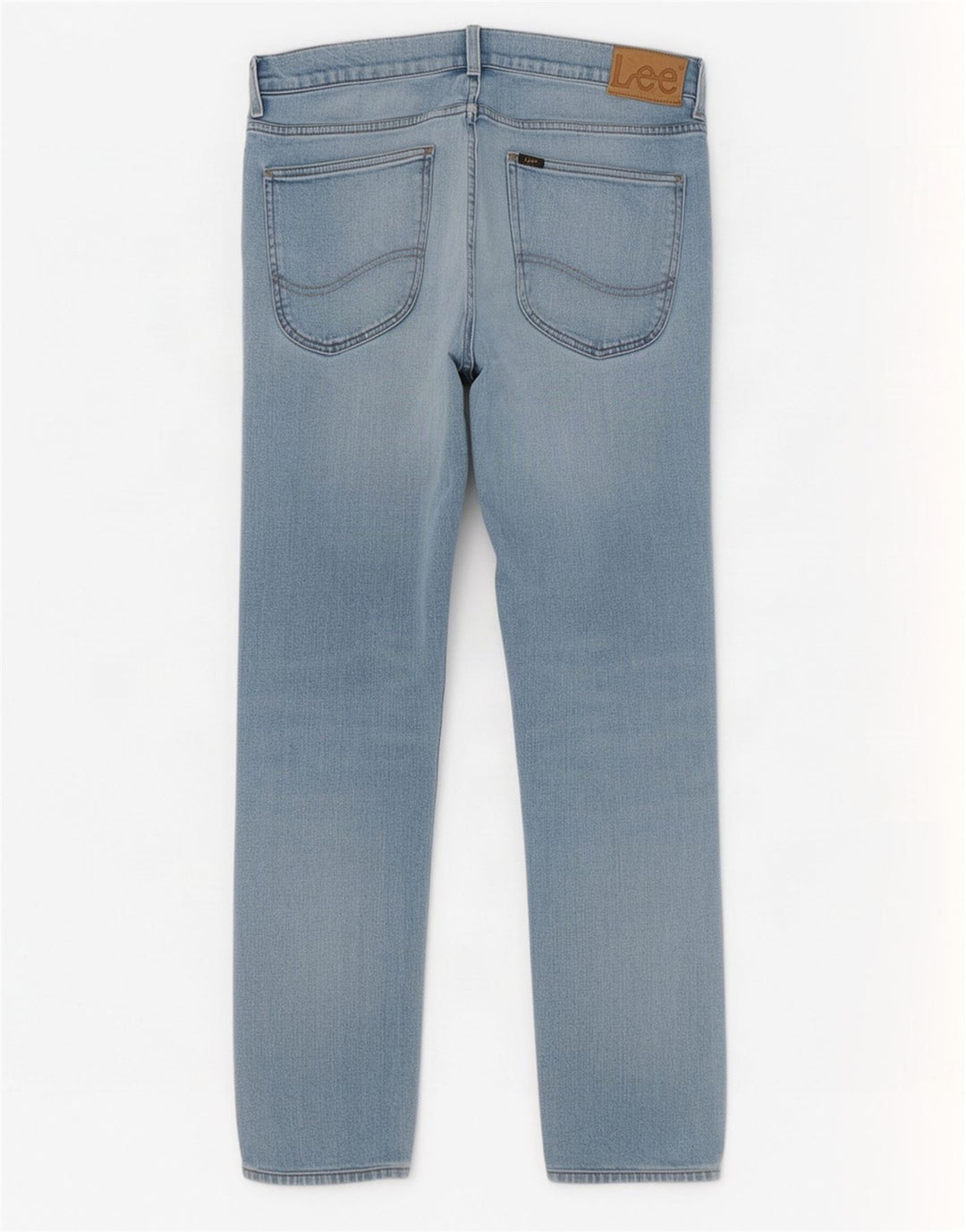 Lee Herren Slim Tapered Jeans W31 L28 Blaue Baumwolle