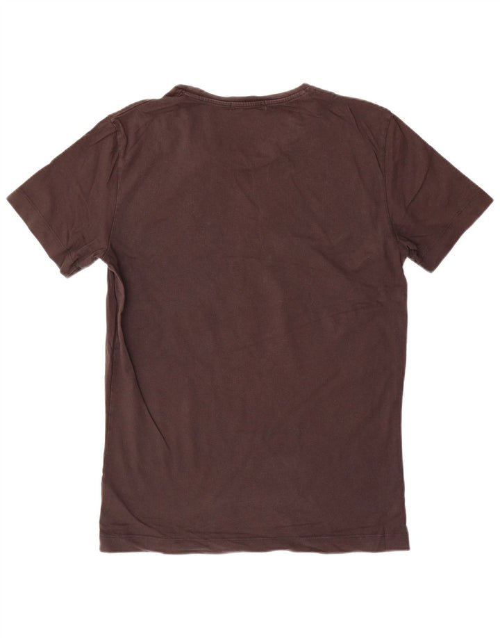 CALVIN KLEIN JEANS Herren-T-Shirt mit Grafik, mittelgraue Baumwolle