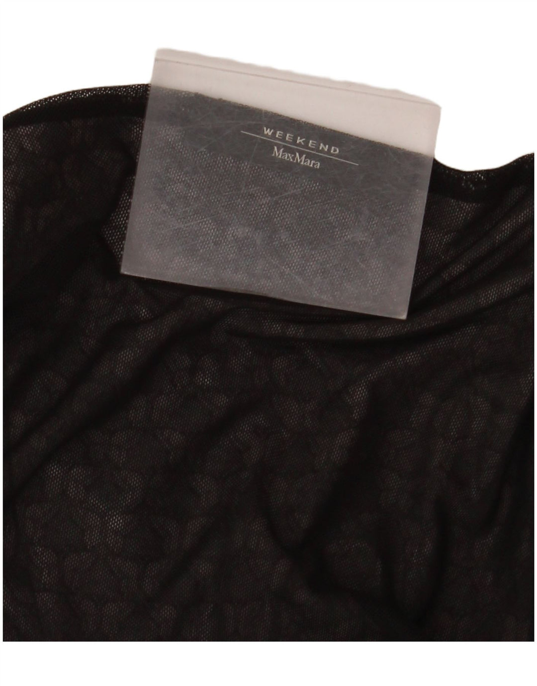 Max Mara Damen Weekend Top Langarm UK 16 Large Schwarz Geometrisch