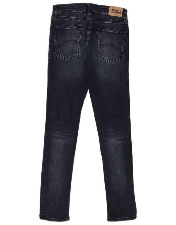 TOMMY HILFIGER Jungen Skinny Jeans 13-14 Jahre W28 L29 Marineblau Baumwolle