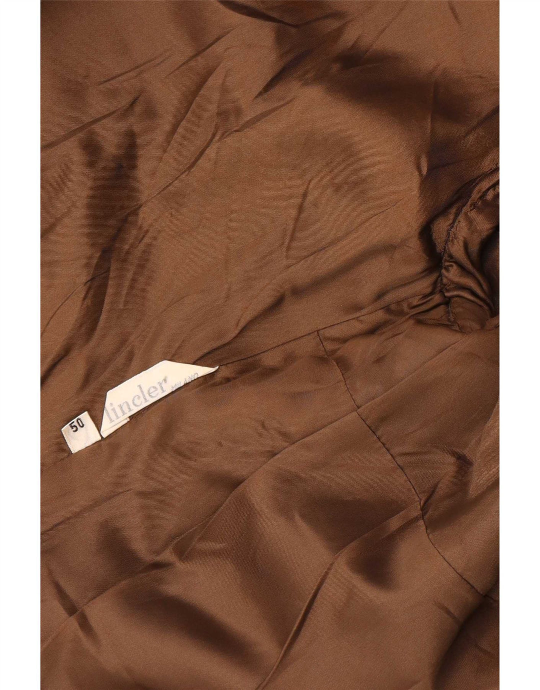Vintage Damen 3-Knopf-Blazerjacke IT 50 XL Braun
